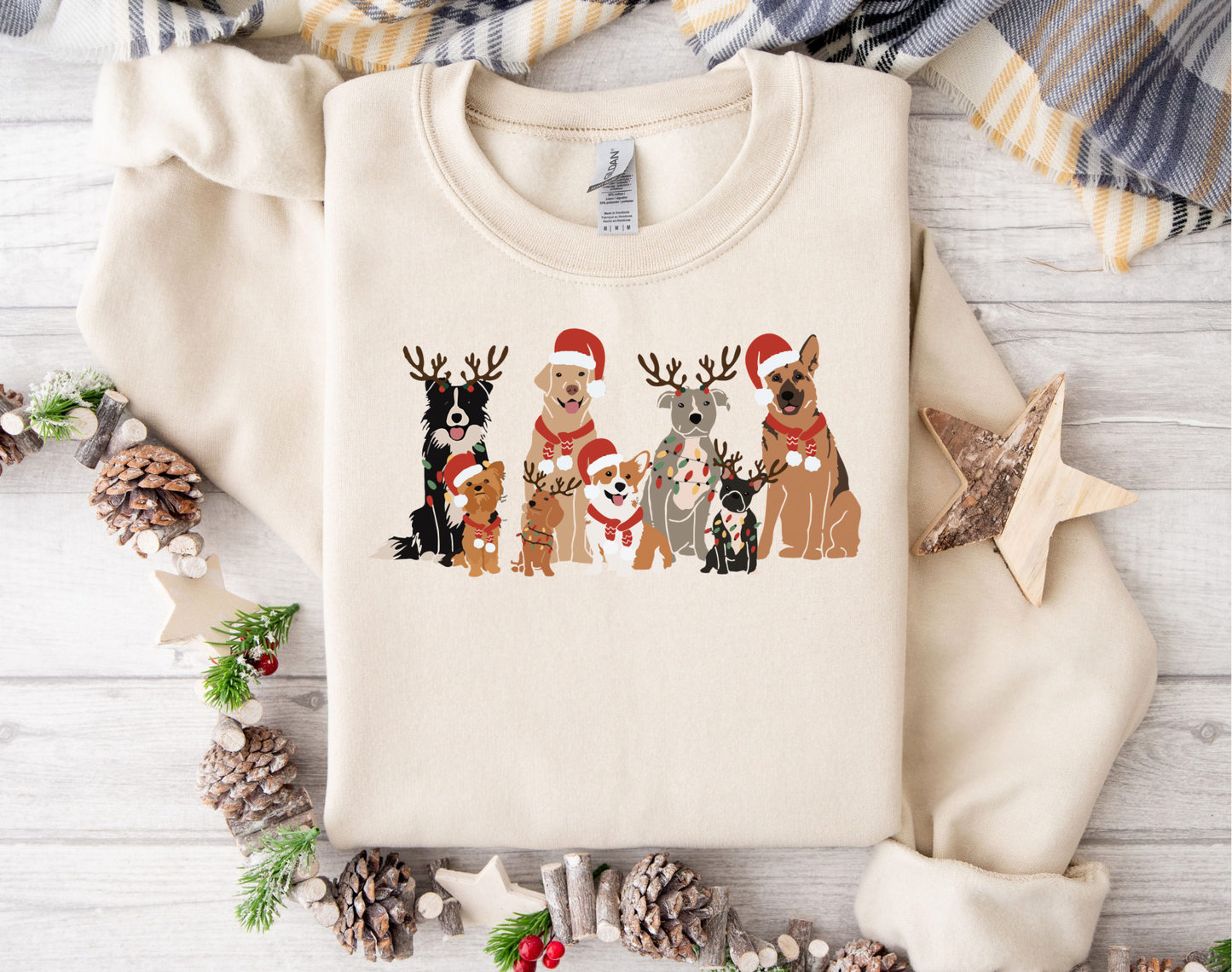 Christmas is going to the dogs sweatshirt