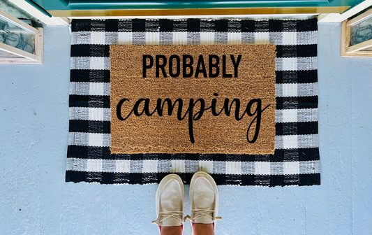 Probably Camping Doormat