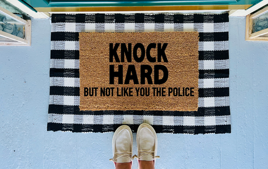 Knock Hard Doormat