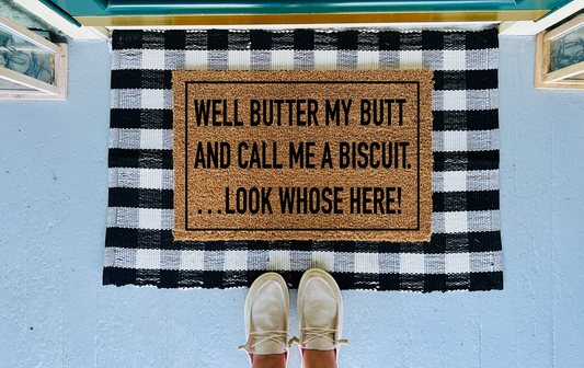 Well butter my butt Doormat